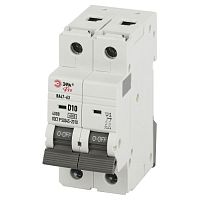 Выключатель автоматический 2п D 10А 6кА ВА47-63 PRO VA63-2P10D6 Эра Б0063212