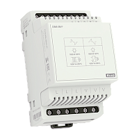 Регулятор света, 6-ти модульное исполнение, для нагрузок R, L, C, макс. 2VA, возможно разширить до 20VA с помощью DIM-6-3M-P DIM-6/230V | код 3691 standard | Elko ep