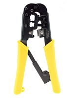 Инструмент Cablexpert T-568R, обжимной универсальный с фиксатором (8p8c,6p6c,6p4c,6p2c), для витой пары и тел.линии | код T-568R | Cablexpert