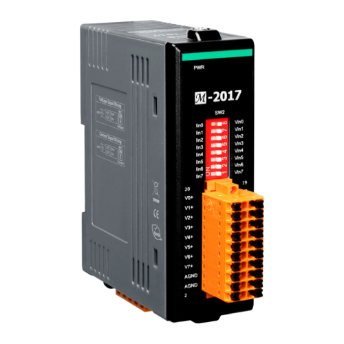 M-2017 CR 8-channel Isolated Analog Input Module With High Voltage Protection (RoHS) | код 00-06115980 | ICP DAS