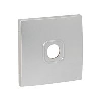 Валенсия лицевая панель розетки TV 1-местная 75Ом 5-862МГц сталь PROxima | код ESA00-L-027-30 | EKF