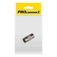 Переходник антенный, (гнездо TV - гнездо TV), (1шт.) (пакет) PROconnect | код 05-2301-4-7 | PROCONNECT