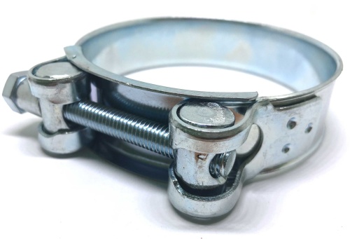 Хомут ленточный с болтом 48-51 W1 оцинкованная сталь 2.1 48-51/20 ГОСТ 28191-89 | код SIL48-51RB41 | Мир хомутов