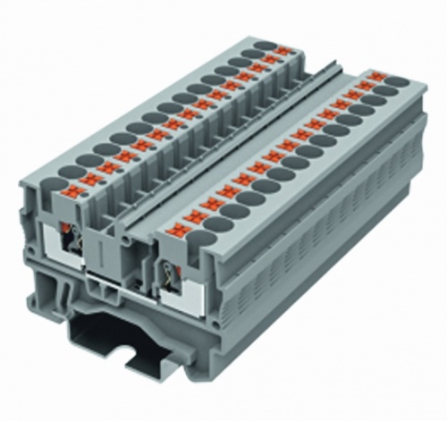 TP4-2R/L-GY Клемма TP 1-1 проходная со встроенным диодом, Push-in, сеч.4мм2, сер., шт | код TP4-2R/L-GY | SUPU TP4-2R/L-GY Клемма TP 1-1 проходная со встроенным диодом, Push-in, сеч.4мм2, сер., шт | код TP4-2R/L-GY | SUPU