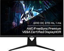 Монитор Gigabyte 32 Aorus FI32Q-X черный IPS LED 16:9 HDMI HAS Piv 400cd 178гр/178гр 2560x1440 240Hz FreeSync DP 2K USB 10.33кг | код 1640105 | GIGABYTE