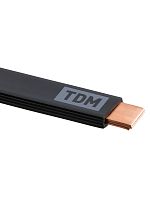 Шина медная гибкая изолированная ШМГ 3х(24х1), 2м, TDM | код SQ0841-0009 | TDM