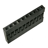 Гнездо для плат 2.54 мм RUICHI BLS-10+клеммный, 10 контактов | код 107462 | Ruichi