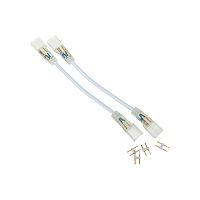 Коннектор для одностороннего гибкого неона 8х16 мм, длина 20 см (цена за 1 шт.) | код 134-007 | NEON-NIGHT