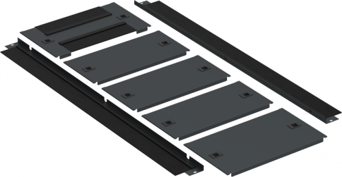 ITK by ZPAS Панель осн. шкафа 800х1000 чер. РФ | код ZP-BP05-800-1000-R | ITK by IEK