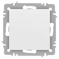 Выключатель 1-кл. СП Accent 6-101-01М 10А IP20 250В AL/CU бел. матов. Intro Б0063468