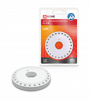 Фонарь кемпинговый СL 01W 3W 24LED 150Lm 3AA подвес/магнит БЕЛЫЙ IN HOME | код 4690612031934 | IN HOME