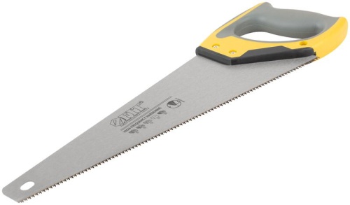 Ножовка по дереву мелкий каленый зуб 14 ТPI 3D заточка 3К пласт.прорезиненная ручка профи 400мм FIT 40482