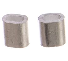 Зажим DIN3093 8мм алюминиевый | код DIN3093-8 | Крепдил