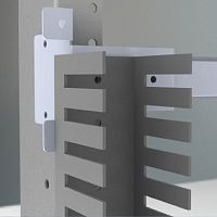 Комплект держателей перфокороба, задних, 1 упаковка - 4 шт | код R5DSF01 | DKC