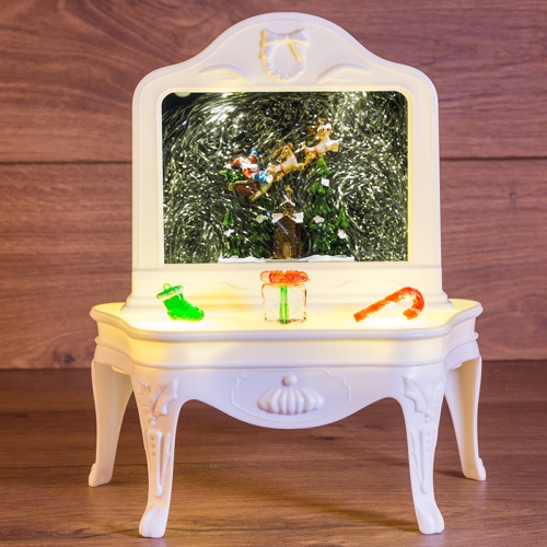 Декоративный светильник Столик с эффектом снегопада, подсветкой и новогодней мелодией | код 501-064 | NEON-NIGHT Декоративный светильник Столик с эффектом снегопада, подсветкой и новогодней мелодией | код 501-064 | NEON-NIGHT