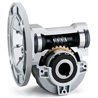 Редуктор червячный 050 (i=50) B вал вх./вых. паз под муфту/25 мм | код B050FB13C0MB30 | INNOVARI