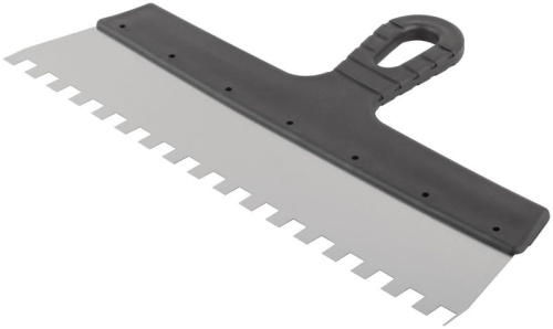 Шпатель фасадный зубчатый 350мм/зуб 10мм нерж. КУРС 06615 фото 2