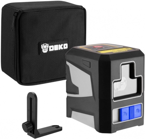 Уровень лазер. Deko DKLL12 2кл.лаз. цв.луч. зеленый 2луч. (065-0204) | код 1561340 | DEKO