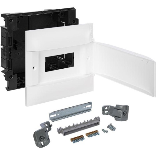 Practibox S Пластиковый щиток Встраиваемый (ЩРв-П) 1X8 Белая дверь | код 134548 | Legrand фото 7