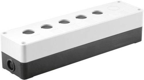 PB-BK05G Корпус для кнопок 5 место. (Серый - Черный) | код PB-BK05G | Plastim