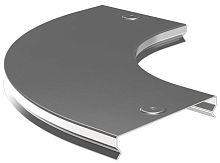 Крышка угла плавного 90град. тип Г01 ESCA 400мм | код CPG01D-0-90-400-08 | IEK