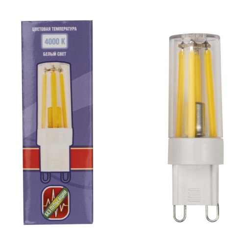 Лампа светодиодная филаментная LED G9 PRO 6w  4000K белый 500Lm 230V Jazzway | код 5062641 | JazzWay фото 3