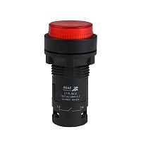 Кнопка с подсветкой OptiSignal Compact D22 C7-PL-B410 красная 1НО 24 В AC/DC XB7NW34B1 | код 362091 | КЭАЗ
