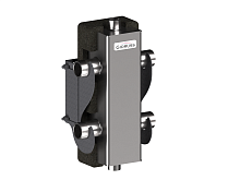 Стрелка гидравлическая GRSS-60-25.EPP DN 25 резьбовое соединение до 60 кВт с термоизоляцией нержавеющая сталь | код GR 60GAT 04 | Gidruss