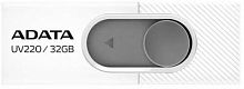 Флеш Диск A-Data 32GB UV220 AUV220-32G-RWHGY USB2.0 белый/серый | код 1831294 | A-DATA