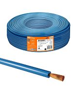 Провод ПуГВнг(А)-LS 1х2.5 ГОСТ (бухта 100м) синий ГОСТ | код SQ0124-0834 | РЭМЗ ТМ