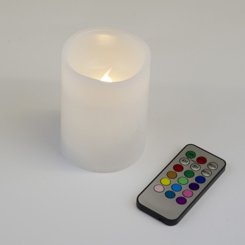 Фигура LED "Свеча" ULD-F052 RGB RC CANDLE на батарейках 2АА (не в/к). 7.5х10 см 1 светодиод. RGB свет пульт ДУ (в/к). Uniel UL-00007258 Фигура LED "Свеча" ULD-F052 RGB RC CANDLE на батарейках 2АА (не в/к). 7.5х10 см 1 светодиод. RGB свет пульт ДУ (в/к). Uniel UL-00007258