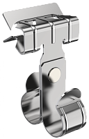 Зажим балочный 8-14мм под трубу 25мм двойной HDZ IEK | код CME40-BZTD-025-HDZ | IEK