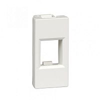 Лиц.плата W45 1мод 1xKeystone RAL9003 | код RIN-145-B | Systeme Electric