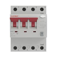 Выключатель автоматический дифференциального тока 4п (3P+N) C 50А 300мА тип A 6кА YON max MDR DKC MDR63N-3N4C50-A