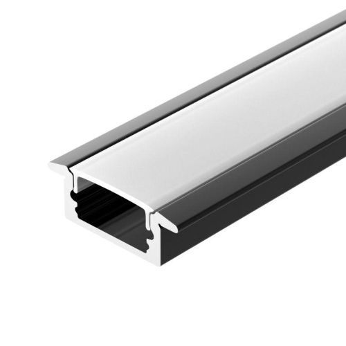 Профиль LINE-2308-F-2000 ANOD BLACK (Алюминий) | код 40301 | Arlight Профиль LINE-2308-F-2000 ANOD BLACK (Алюминий) | код 40301 | Arlight