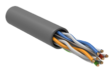 ITK Витая пара U/UTP 6 4х2х23AWG LSZH серый (305м) РФ/Т | код LC1-C604-121-T-R | ITK by IEK