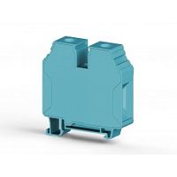 304 591, Клеммник на DIN-рейку 35мм.кв., винт под шестигр. (синий), AVK35I RDS | код 0.0.0.3.04591 | KLEMSAN