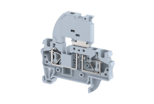 Клемма проходная пружинная 4 мм2 под предохранитель, со светодиодом, на 2 подключения, хаки SQF4AD48V-KHAKHI | код 2103290486 | Elmex