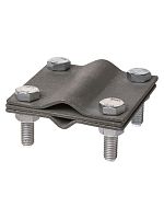 Зажим соединит. 4-х болт. штырь-полоса/прут, штырь ?16 - полоса 40х4/прут ?6-16 мм, термодиф. TDM | код SQ2401-3122 | TDM