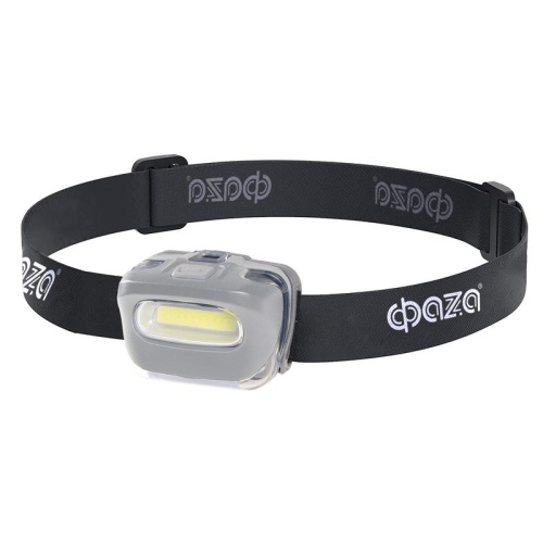 Фонарь налобный H5-L2W-gy 2Вт COB 3хAAA (не в компл.) 3 режима сер. | код. 5044821 | ФАZА Фонарь налобный H5-L2W-gy 2Вт COB 3хAAA (не в компл.) 3 режима сер. | код. 5044821 | ФАZА