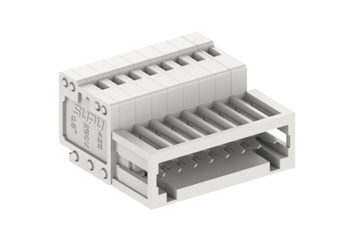 425410 Штекер MCS шаг 2.5мм, 10 конт., бел., шт | код 425410 | SUPU