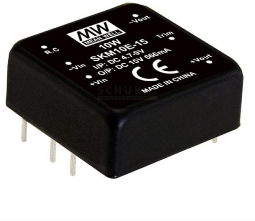 Источник питания DC-DC, 8.25Вт, Uвх=18…36B, Uвых=3.3В/2.5А, рег. вых=±10%Uном, вход дист. управл., изоляция 1500В DC, в корпусе 25.4х25.4х10.2мм, -40С…+85С | код SKM10B-03 | MeanWell Источник питания DC-DC, 8.25Вт, Uвх=18…36B, Uвых=3.3В/2.5А, рег. вых=±10%Uном, вход дист. управл., изоляция 1500В DC, в корпусе 25.4х25.4х10.2мм, -40С…+85С | код SKM10B-03 | MeanWell