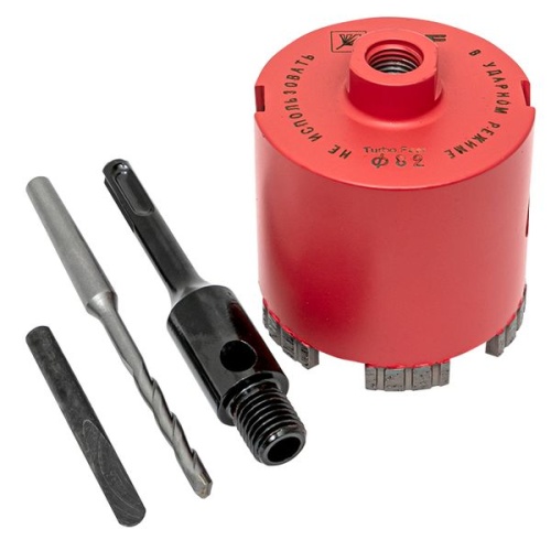 Коронка алмазная Turbo Fast 82 DCH-82TRB Laser M16 EKF Expert | код dch-82-trb-m16 | EKF фото 5