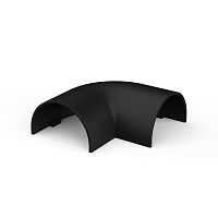 MultiSet Угол плоский для кабель-канала 20х12 Антрацит | код IMT20123BK | Systeme Electric