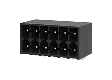 MC-DPT3.5H16-BK-2000 Разъем вилка MC, шаг 3.5 горизонт. 16 конт. 2-уровневый, шт | код MC-DPT3.5H16-BK-2000 | SUPU