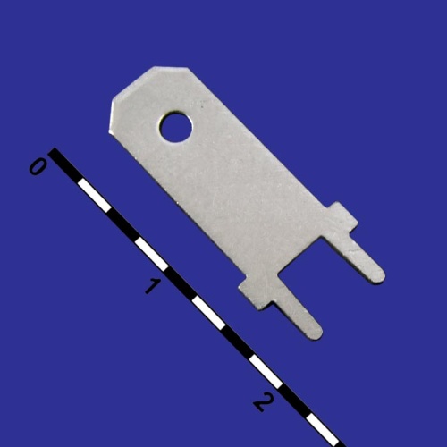 Клемма ножевая на плату RUICHI DJ614-6.3, 6.3 мм | код 72267 | Ruichi Клемма ножевая на плату RUICHI DJ614-6.3, 6.3 мм | код 72267 | Ruichi