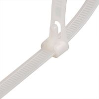 Хомут кабельный КСР 7.5х250 нейл. бел. (уп.100шт) Fortisflex 61032