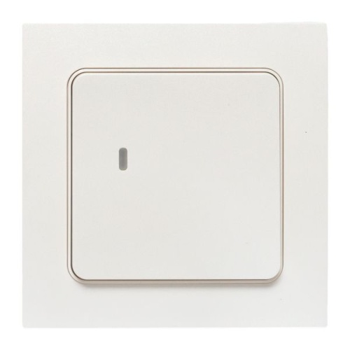 Умный беспроводной выключатель Стокгольм 1-кл белый Zigbee EKF Сonnect | код RCV-ST1-WS-ZB | EKF