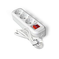 Удлинитель 3х3м с заземл. IP20 S-303А ПВС 3х1.5 с выкл. | код 1726 | Universal