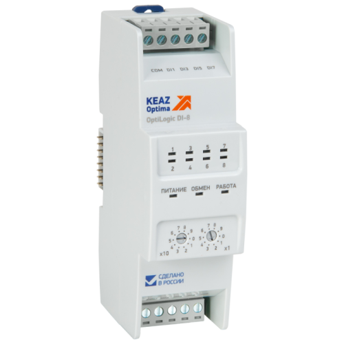 Модуль дискретного ввода OptiLogic L-DI-8 | код 288020 | КЭАЗ